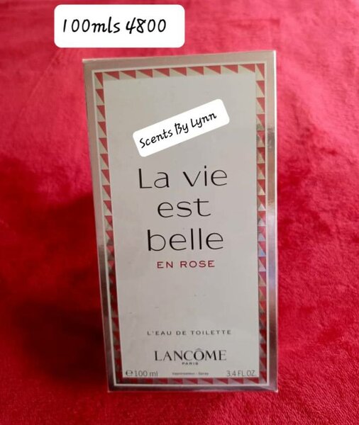 lancome toilet water la vie est belle en rose