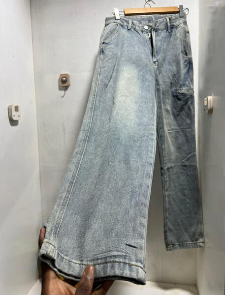 Pantalons larges en denim