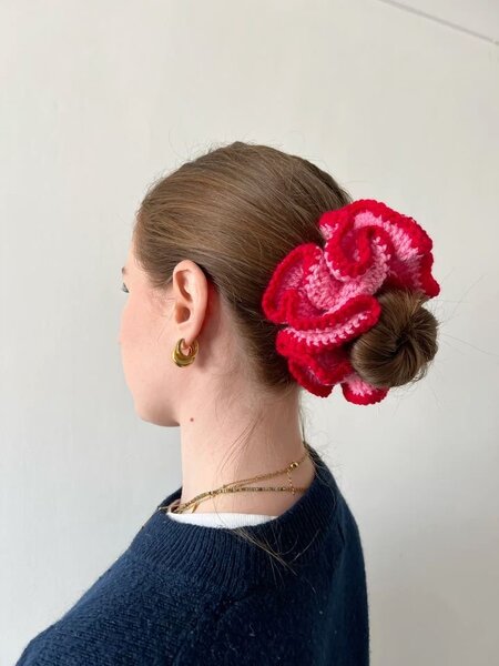Scrunchie en laine