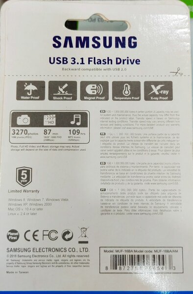 Samsung Bar Plus 32GB USB