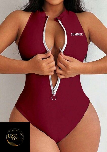 Maillot de Bain Zippé Femme