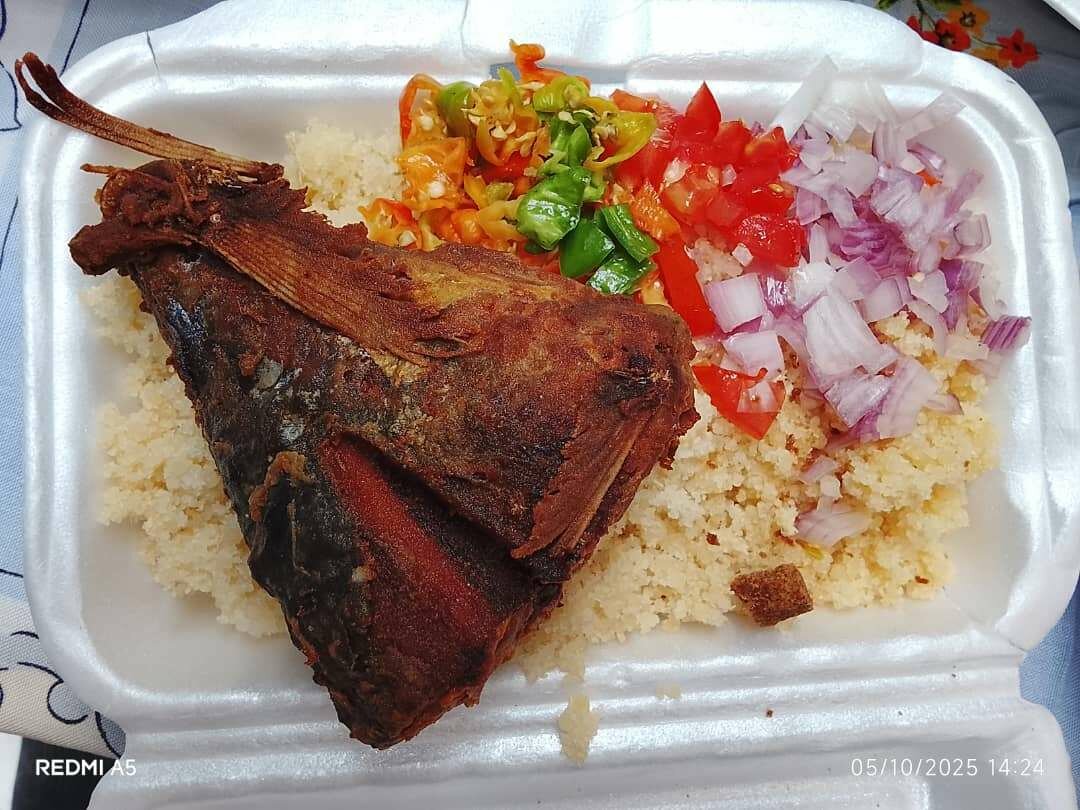 Attiéké Poisson Grillé Fait Maison