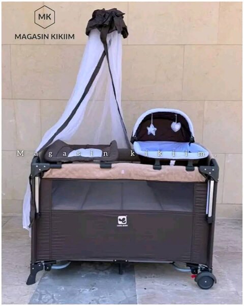 Lit Parc Bébé avec Baldaquin