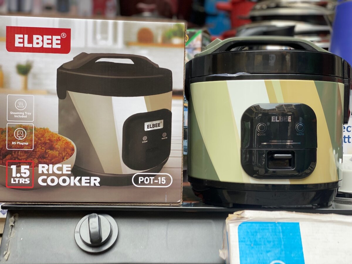 Elbee portable Rice cooker 1.5 Liters