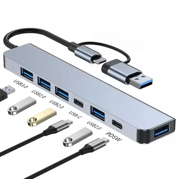 Hub USB-C 7-en-1 Super Rapide