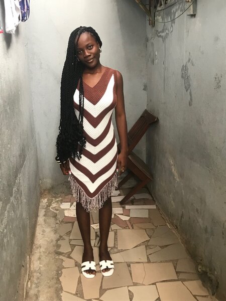 Robe d'été à franges