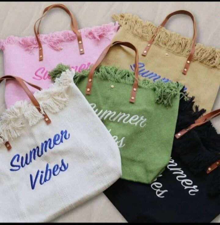 Sac cabas d'été "Summer Vibes"