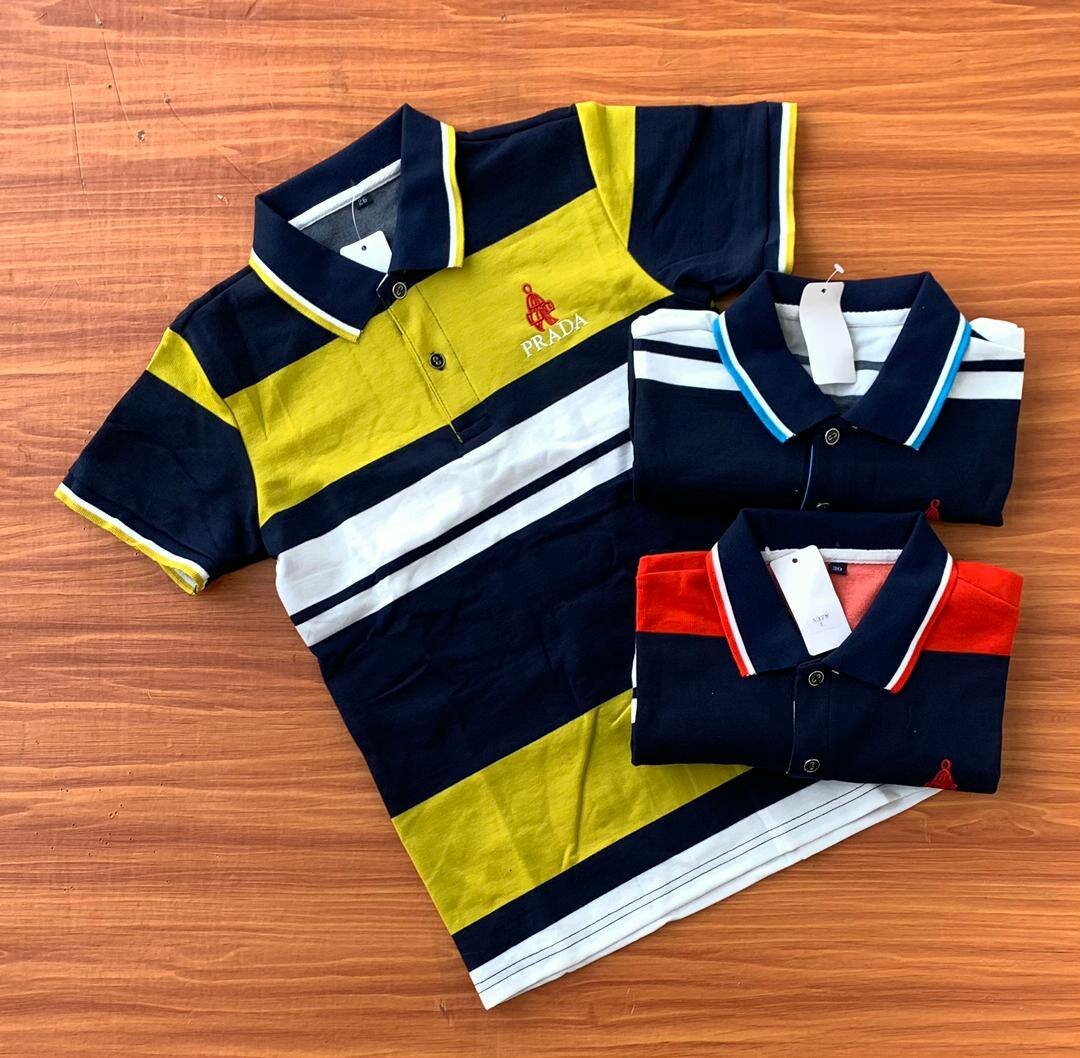 KIDS STRIPE LACOSTE