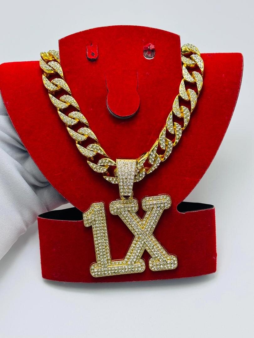 Collier Personnalisé 1X Doré