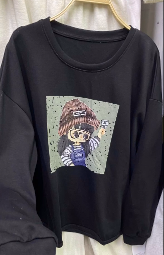 Кофточки свободного кроя черного цвета