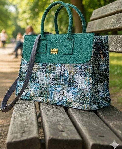 Sac à main en toile coloré