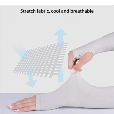 Manchettes anti-UV respirantes