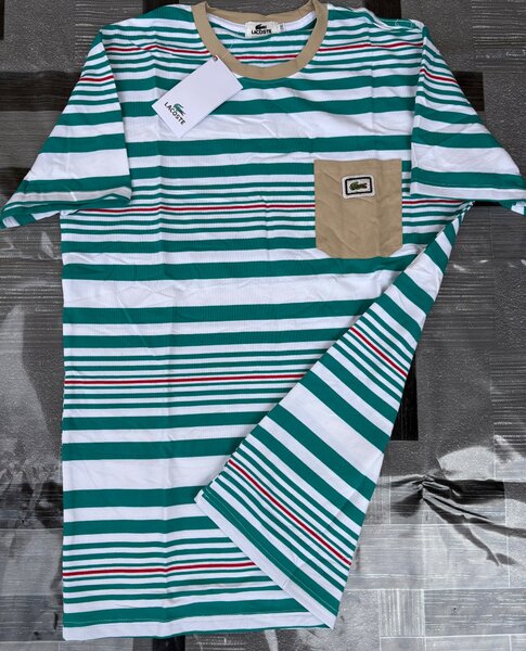 T-shirt à rayures unisexe