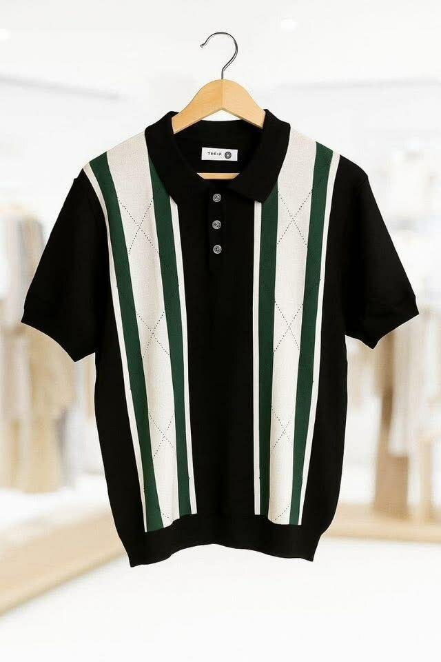 Polo vintage homme élégant