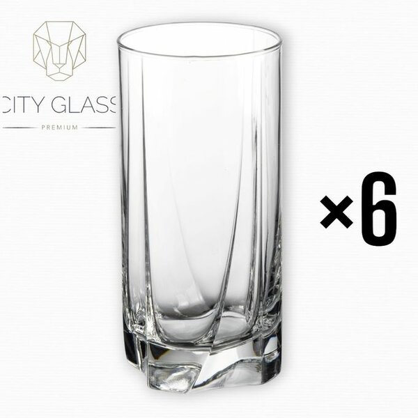 VERRE Lot De 6 Verres A Eau - Transparent