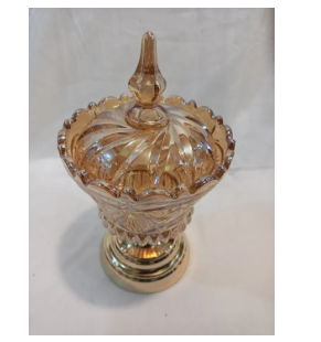 Glass Candy Decor Vase