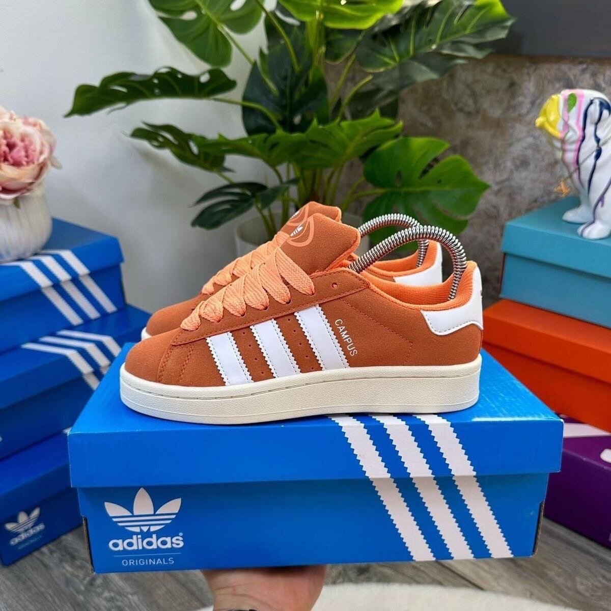 Adidas Campus Orange Sneakers