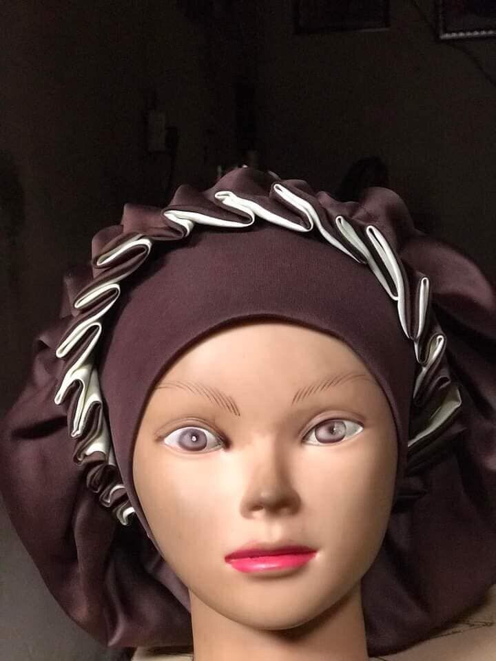 2 in 1 hair bonnet and normal bonnet