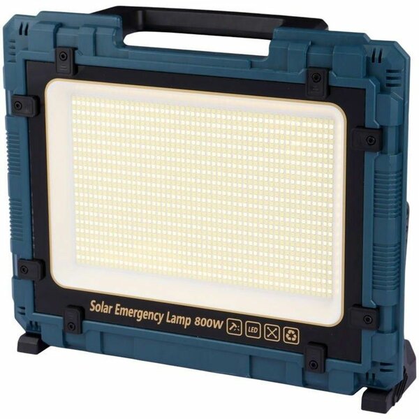 Projecteur mobile rechargeable avec batterie solaire W8109-3