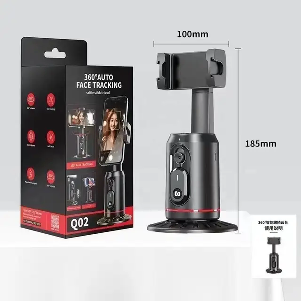 kit selfie rotatif avec trépied