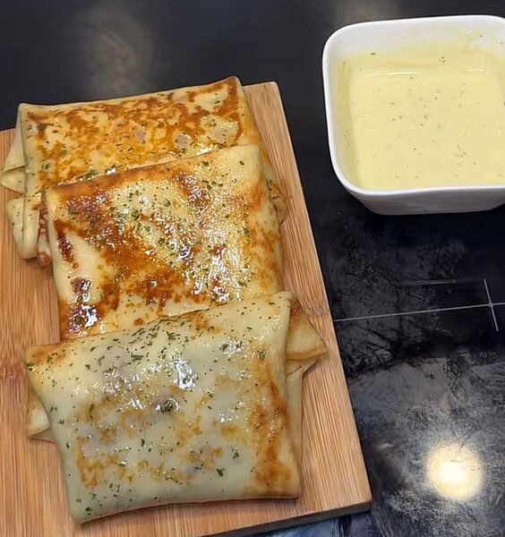 Crêpes jambon fromage