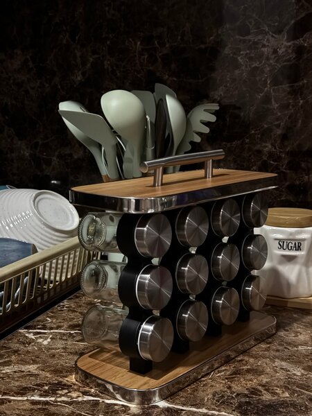 хранение для специй - 12 банок