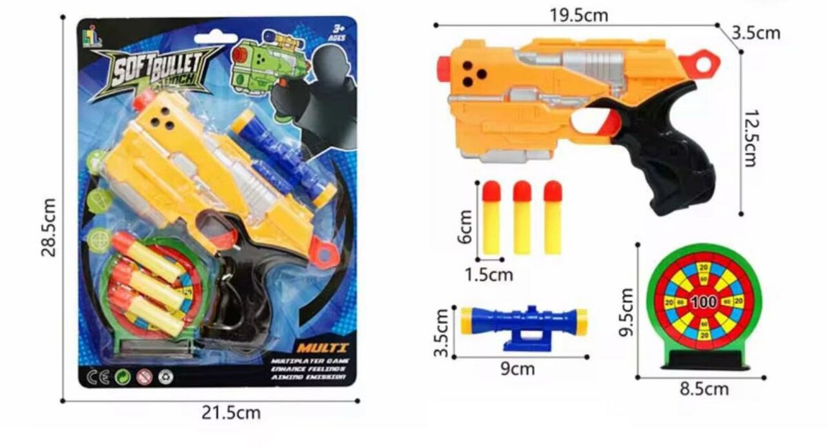 Pistolet Jouet avec Cibles
