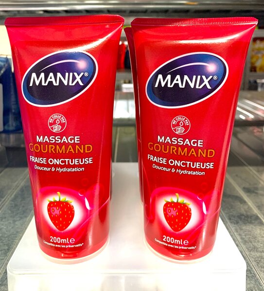 MANIX GEL FRAISE 220ml