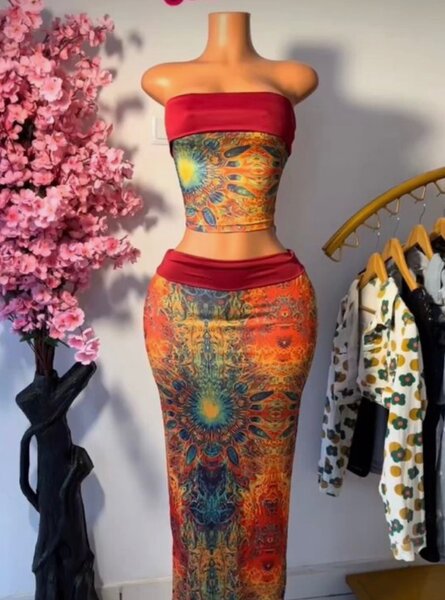 Two piece summer outfit