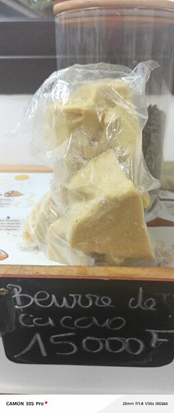 Beurre de cacao pur naturel