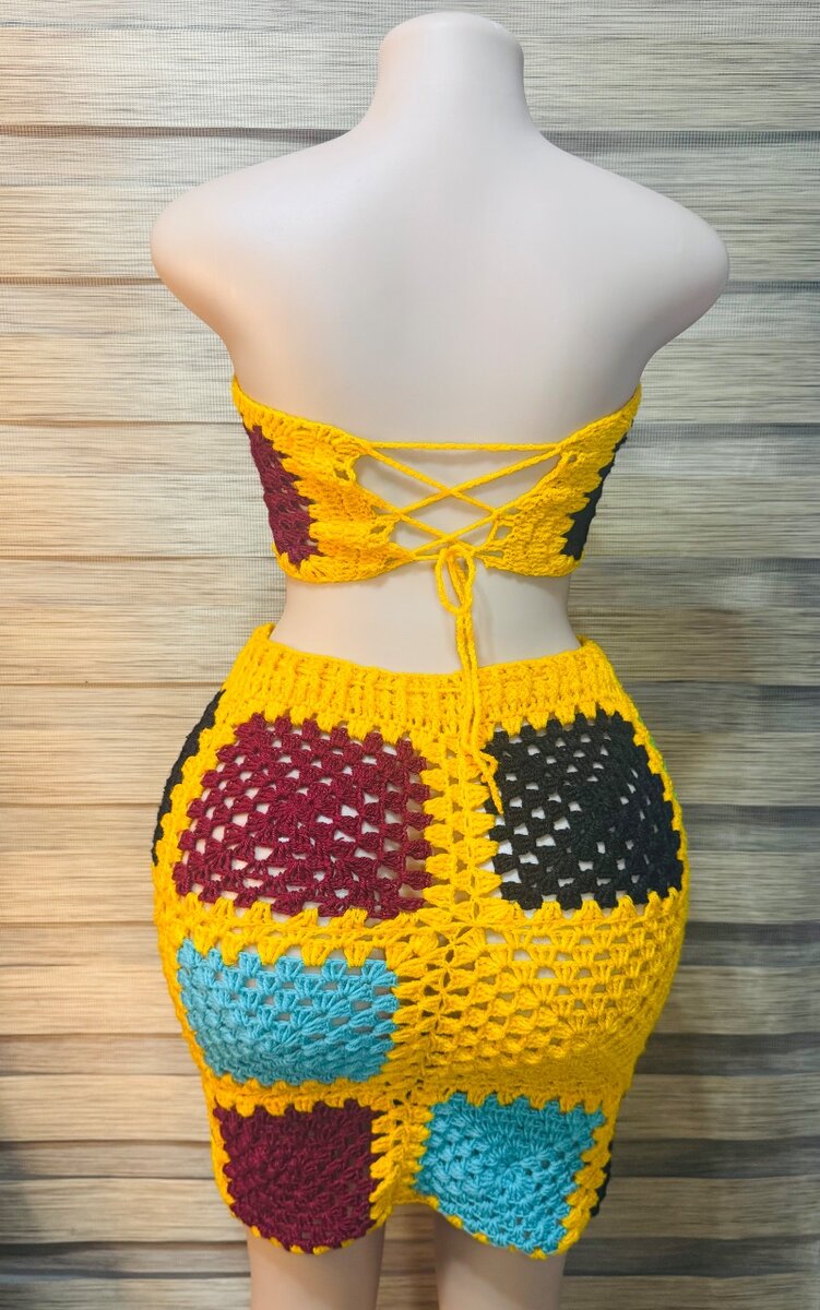 Crochet Two Piece Set