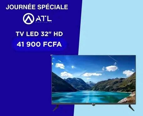 TV LED 32" HD Élégant