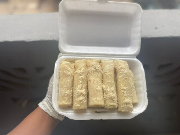 crêpes fourrée au céréale