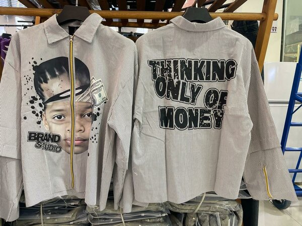 Veste imprimée unisexe tendance