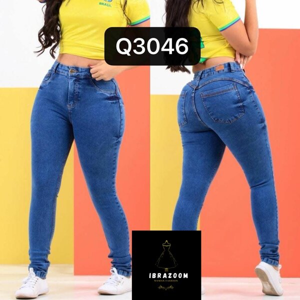 Jean skinny taille haute femme