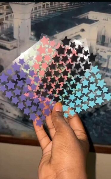 Autocollants Étoiles Colorés