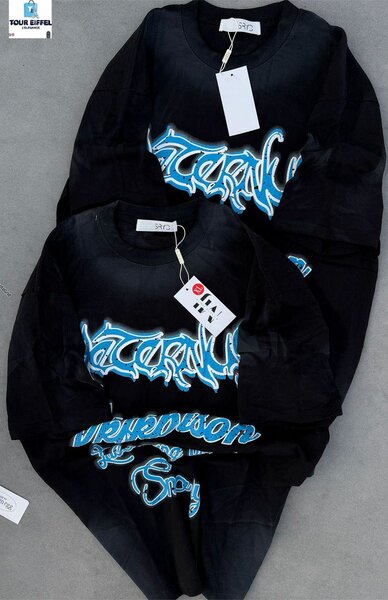 T-shirt graphique noir homme