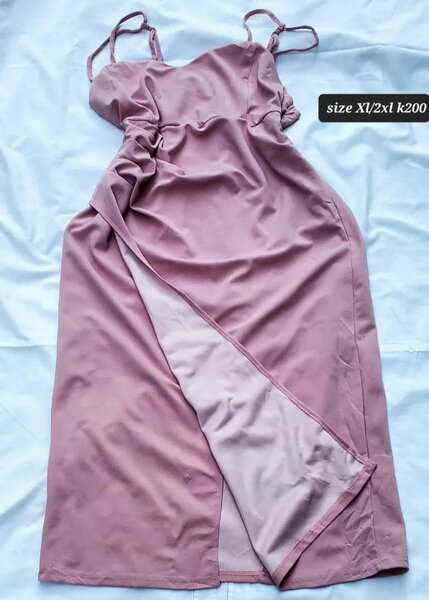 Stylish women's dress pink