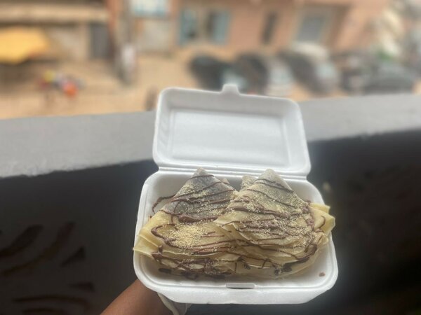 Crêpes fourrés au chocolat