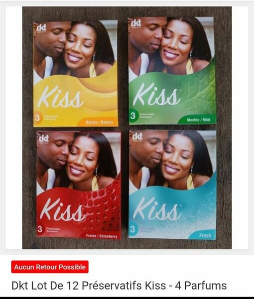 Préservatifs Parfumés Kiss