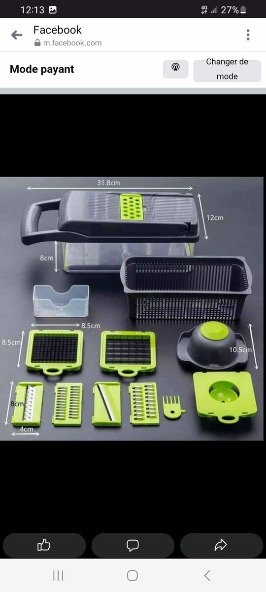 Découpes légumes 14 en 1