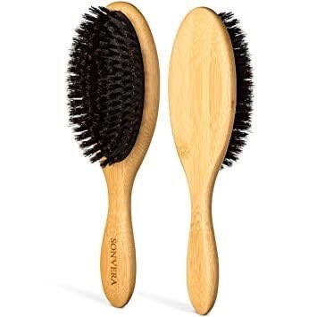 Brosse à cheveux en bambou