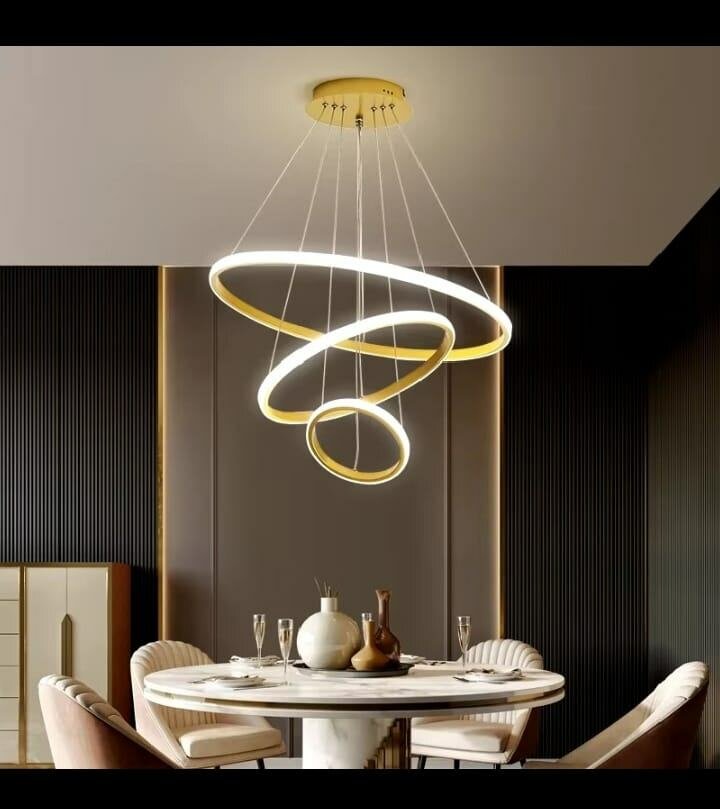 Modern Round Ring Led Lustre Chandeliers