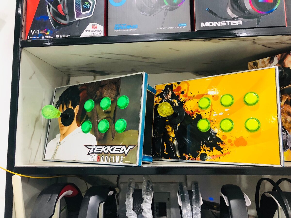 6 Buttons joystick mechanical buttons USB cable for computer