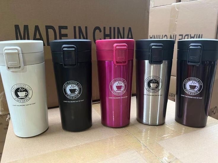 Mug isotherme en acier inoxydable