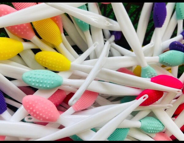 Brosse à lèvres colorée