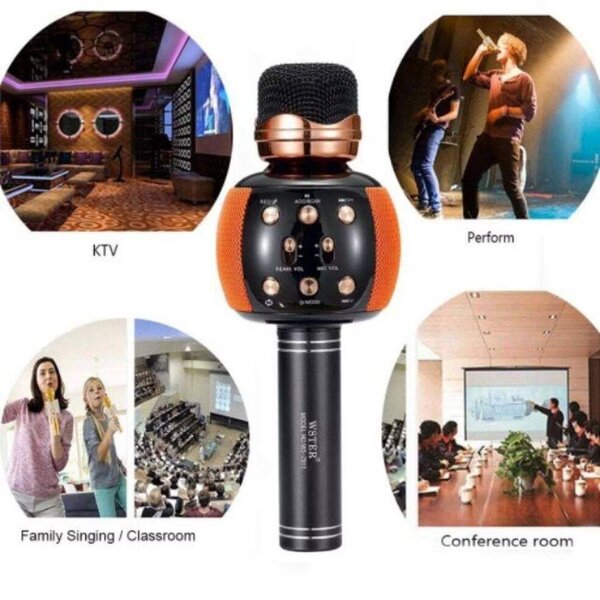 WSTER WS2911 Bluetooth Wireless Microphone - Karaoke