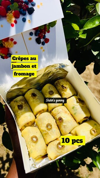 Crêpes jambon fromage 10pcs