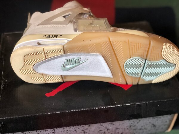 x Off-White Air Jordan 4 Retro SP "Sail" sneakers