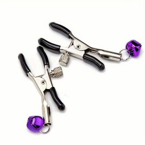 Pinces à tétons avec clochettes